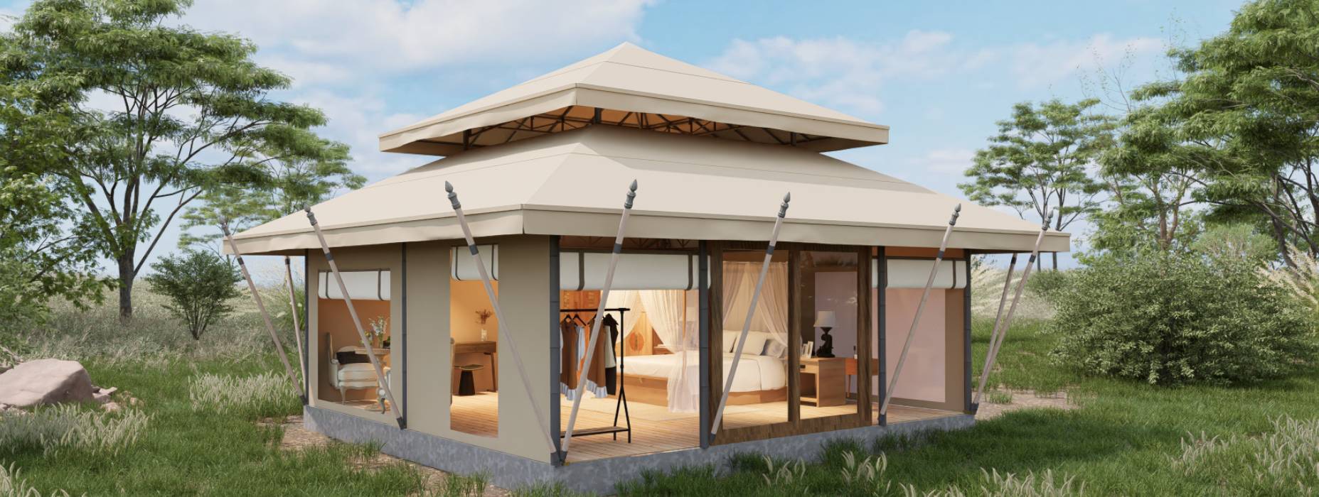 黄梅县户外野奢帐篷